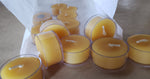 Bakers dozen tealights (13) Classic (with recyclable polypropylene cup) or Raw (with reusable glass container)