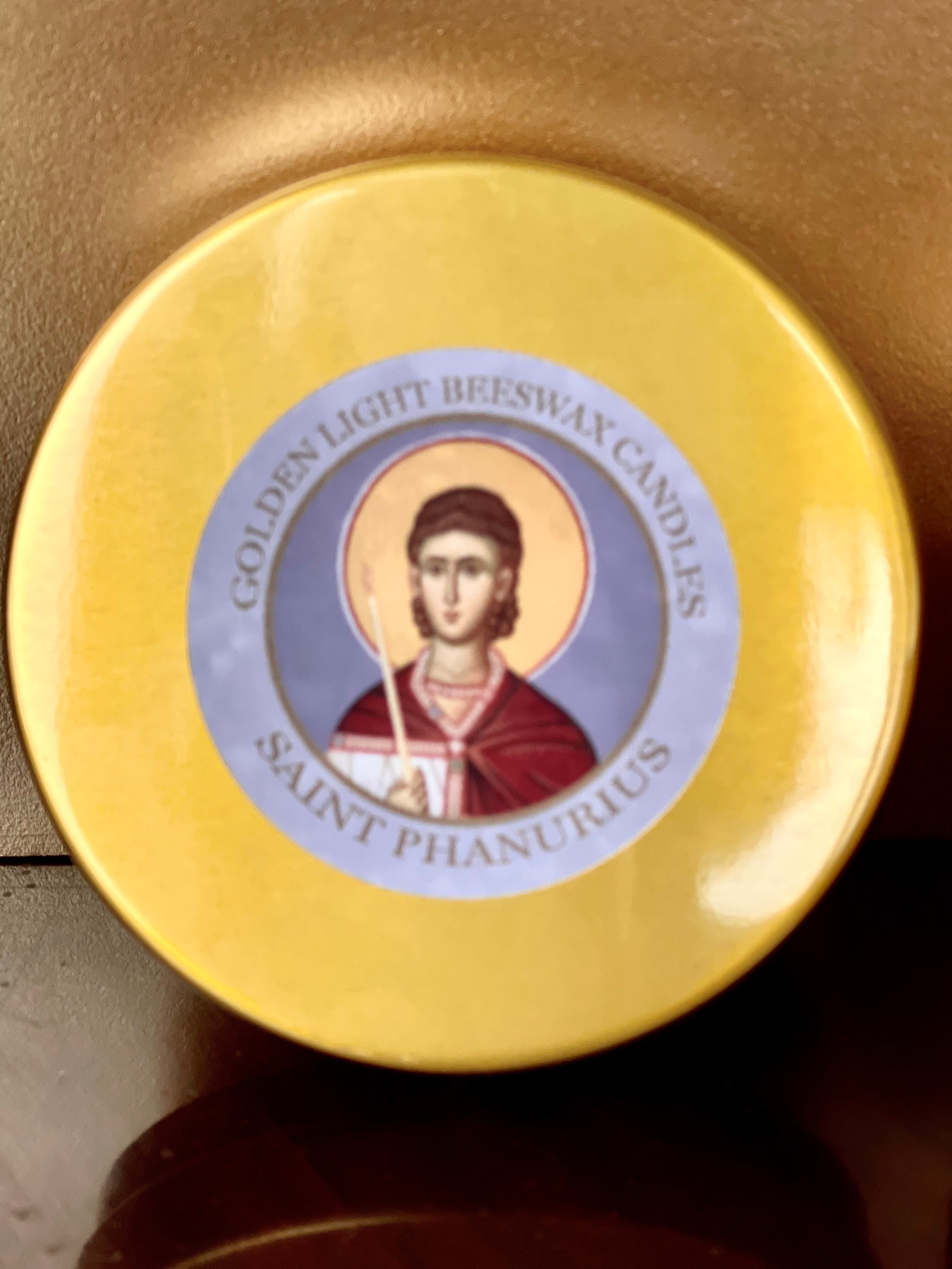 Saint Phanurius Prayer Candle