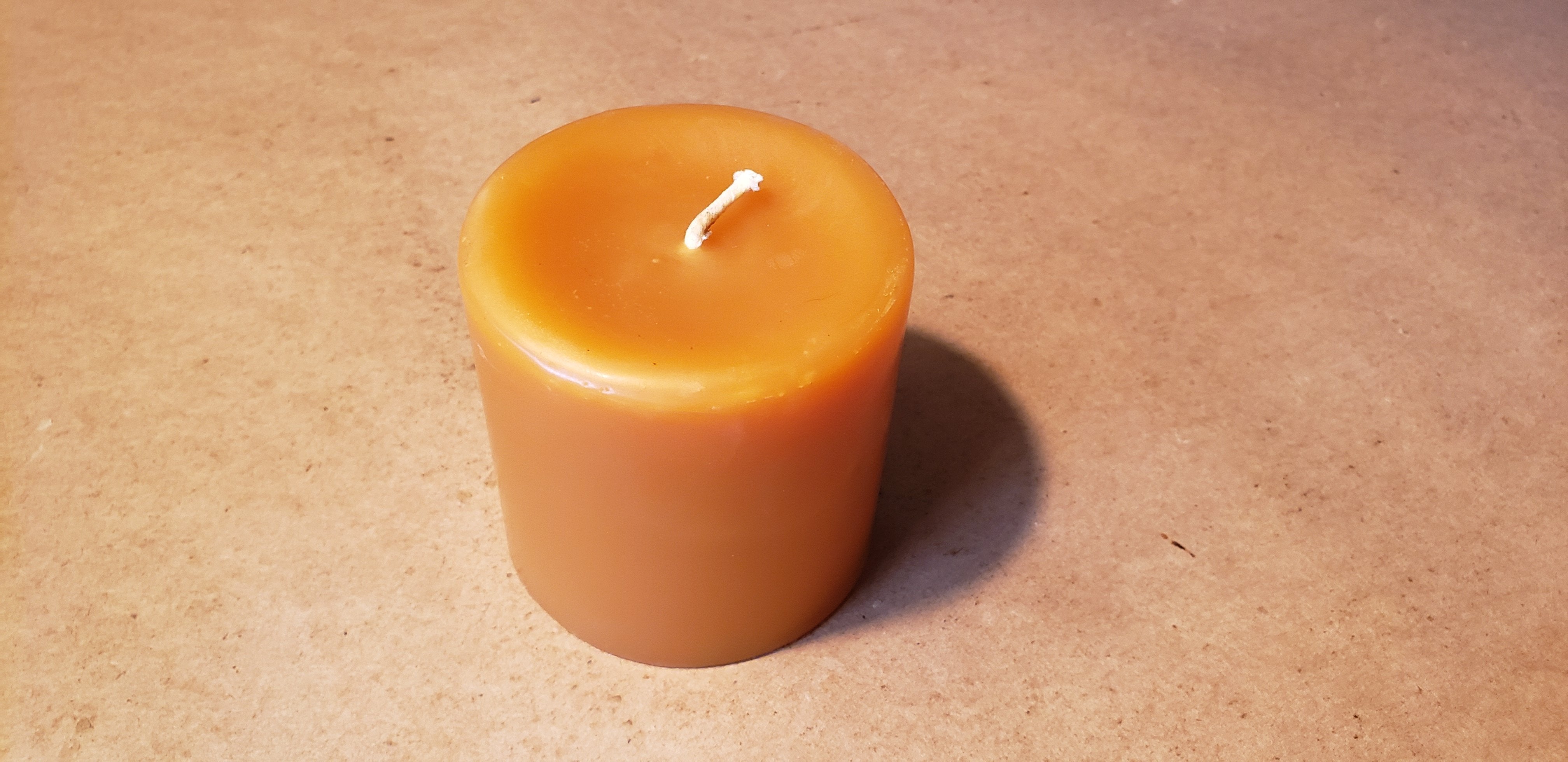 Delicate Floral Beeswax Pillar Candle – Bees Light Candles
